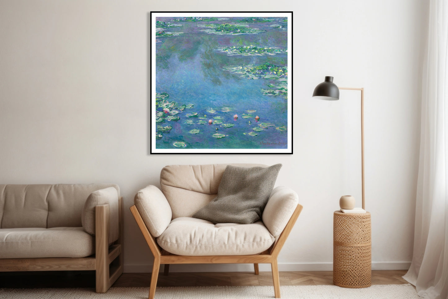 Plakat  Water Lilies, Monet Vintage do Salonu