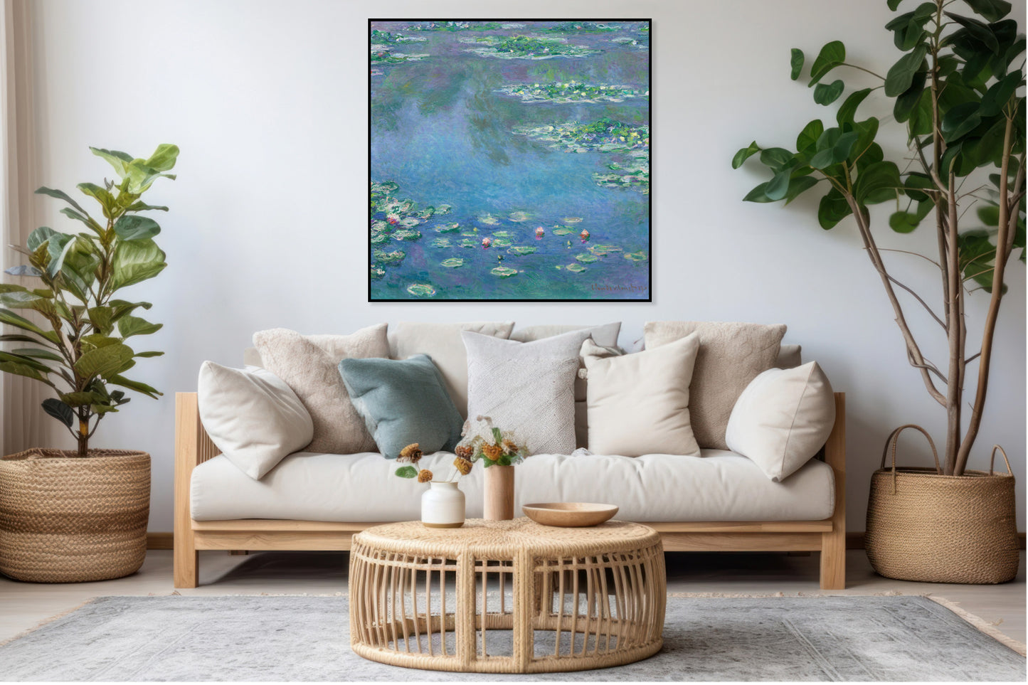 Plakat  Water Lilies, Monet Vintage do Salonu