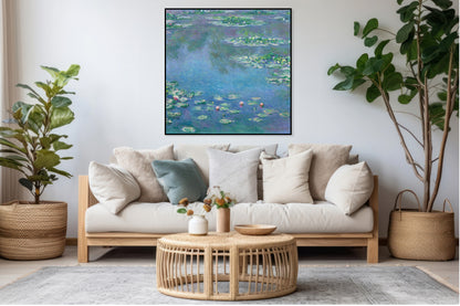 Plakat  Water Lilies, Monet Vintage do Salonu