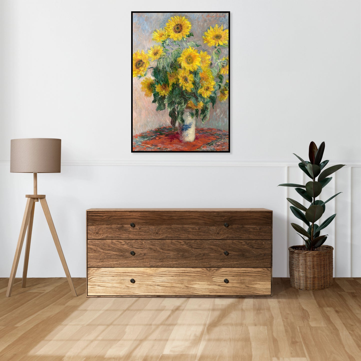 Plakat  Bouquet of Sunflowers, Monet Vintage do Salonu