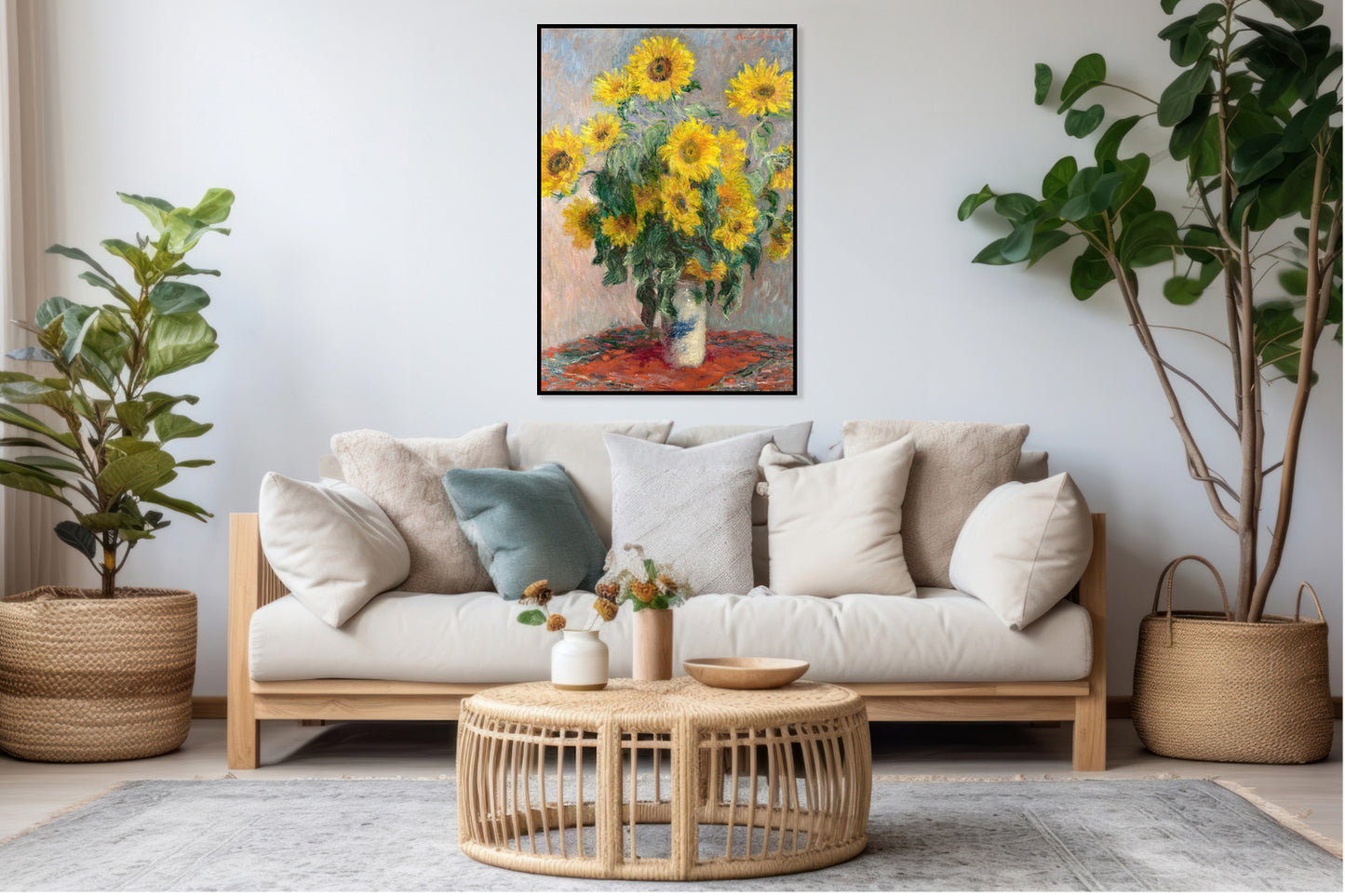 Plakat  Bouquet of Sunflowers, Monet Vintage do Salonu