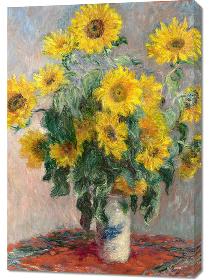 Obraz  Bouquet of Sunflowers, Monet Vintage do Salonu