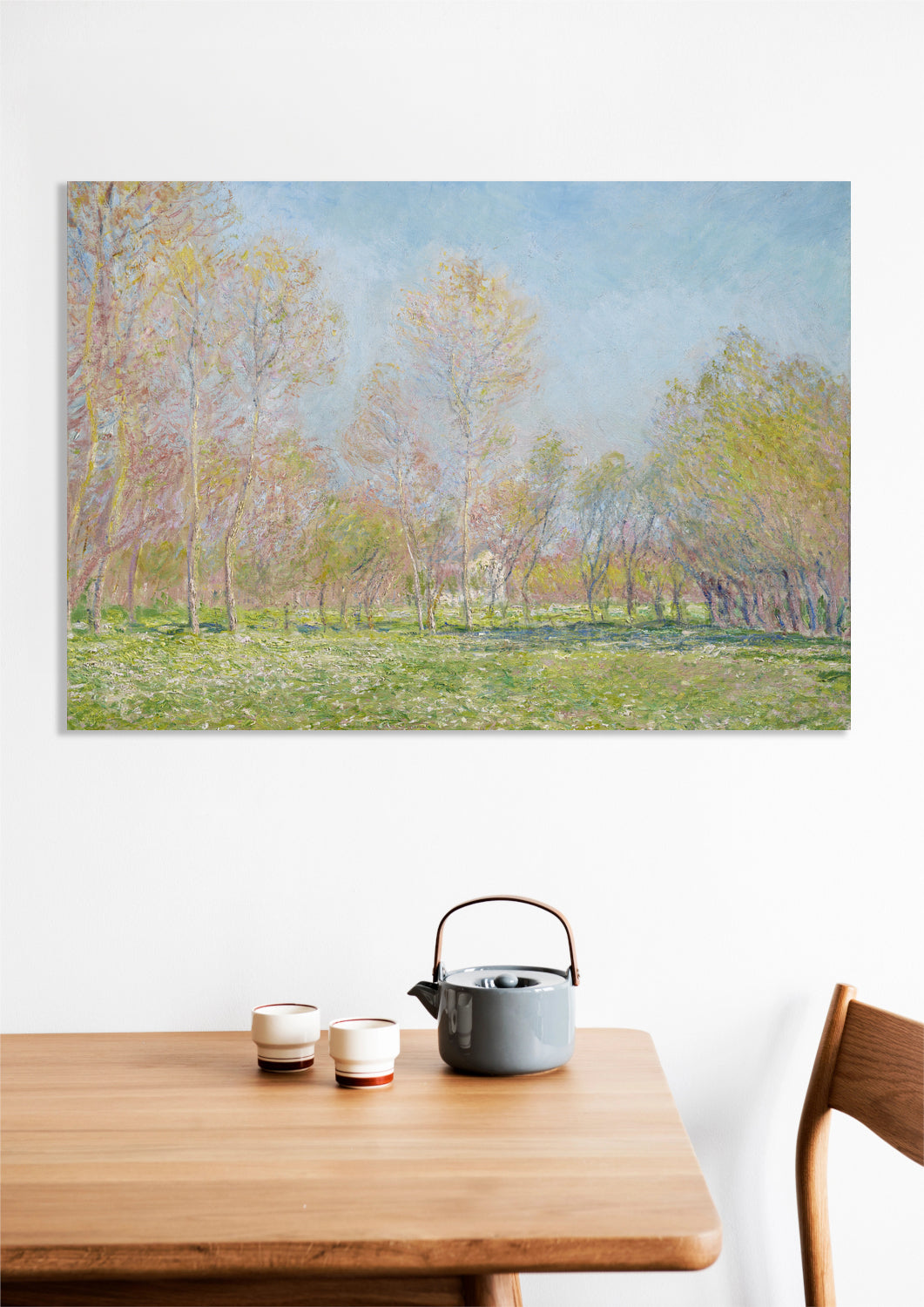 Obraz  Spring in Giverny, Monet Vintage do Salonu