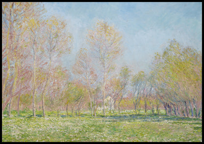 Plakat  Spring in Giverny, Monet Vintage do Salonu