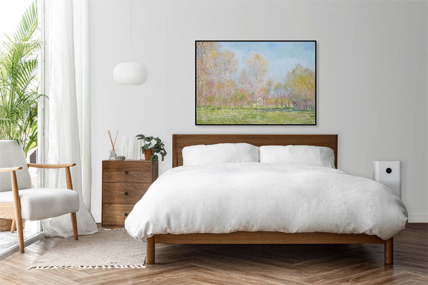 Plakat  Spring in Giverny, Monet Vintage do Salonu