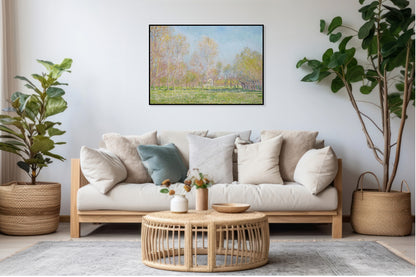 Plakat  Spring in Giverny, Monet Vintage do Salonu