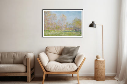 Plakat  Spring in Giverny, Monet Vintage do Salonu
