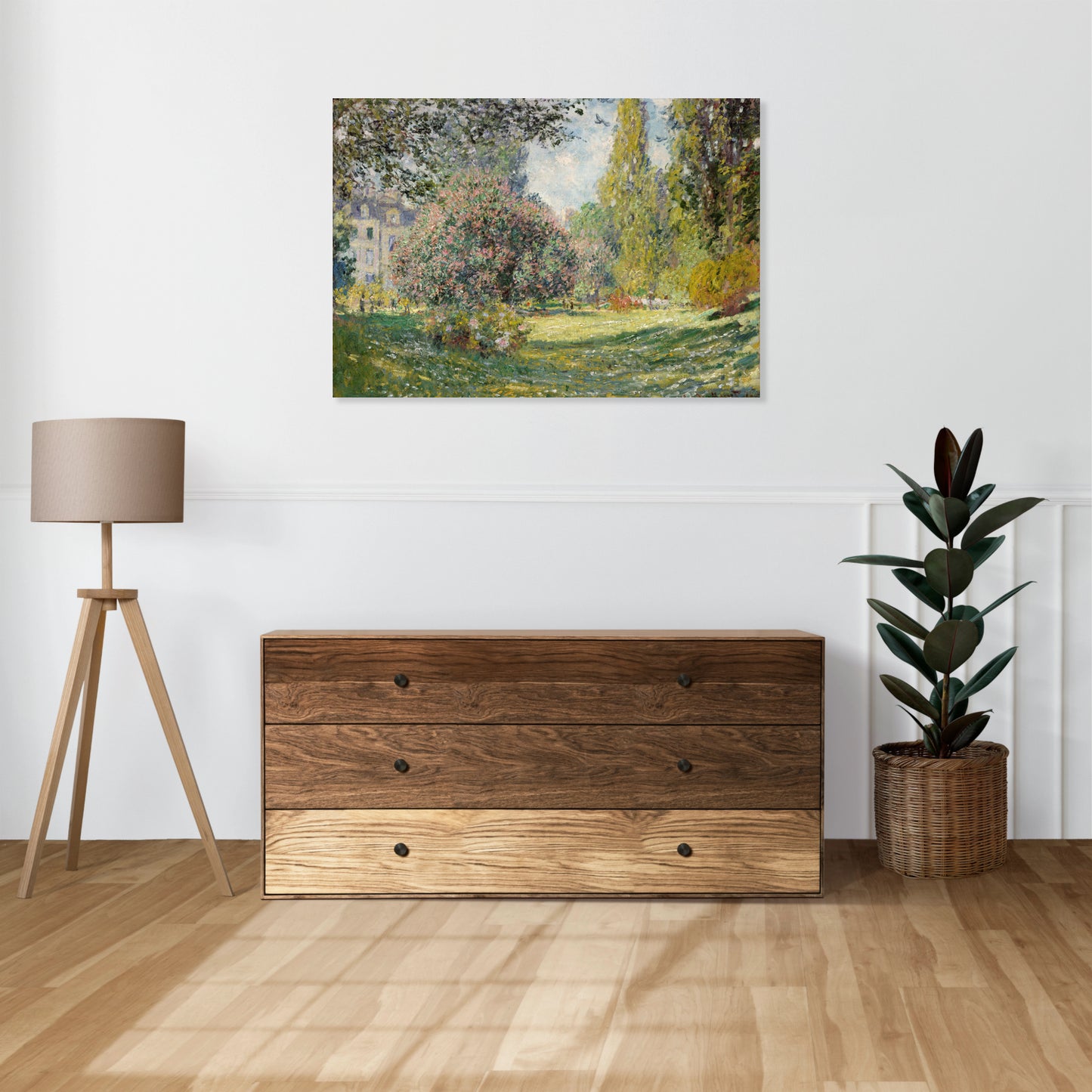 Obraz  Landscape: The Parc Monceau, Monet Vintage