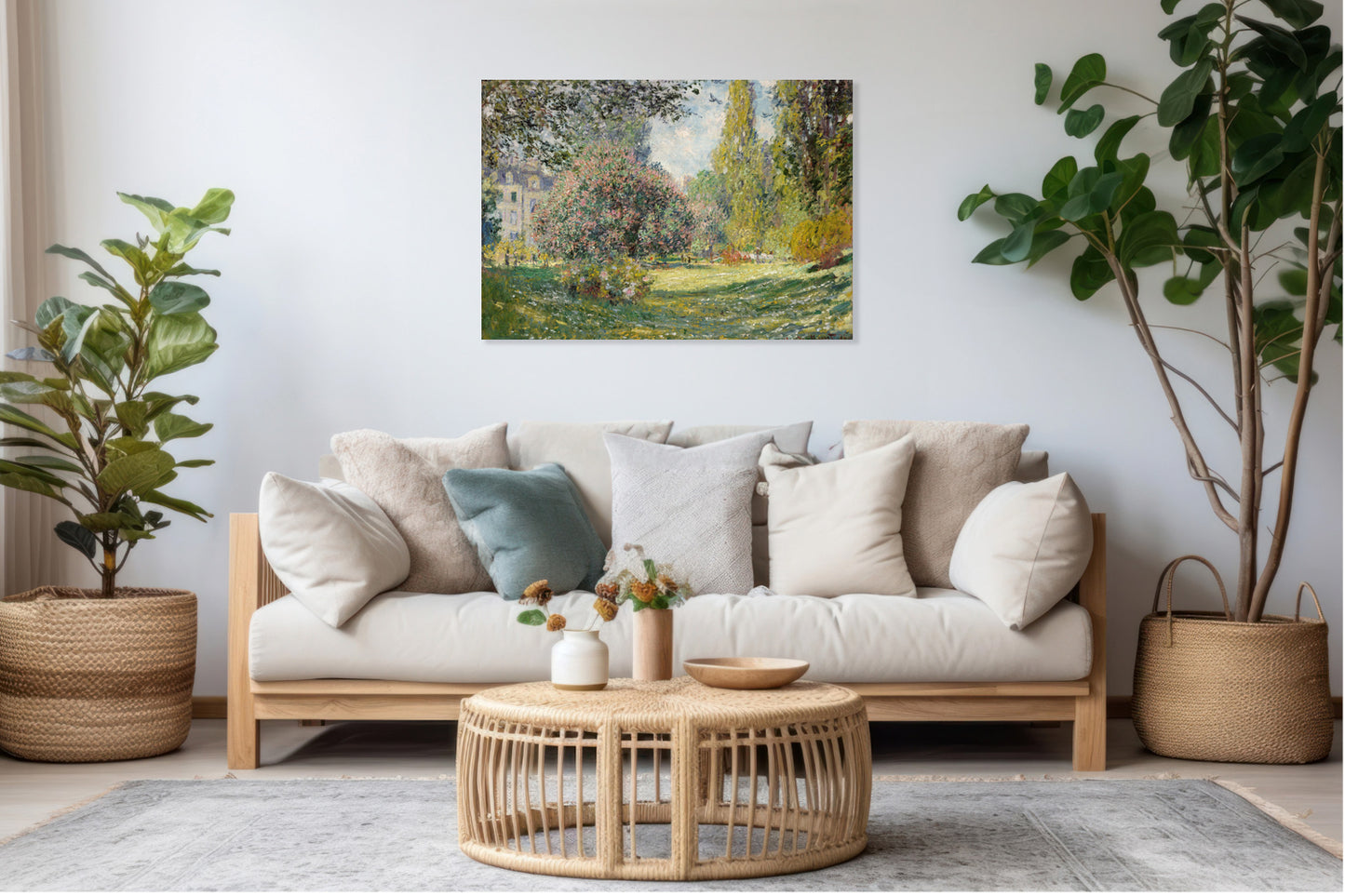 Obraz  Landscape: The Parc Monceau, Monet Vintage