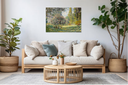 Obraz  Landscape: The Parc Monceau, Monet Vintage