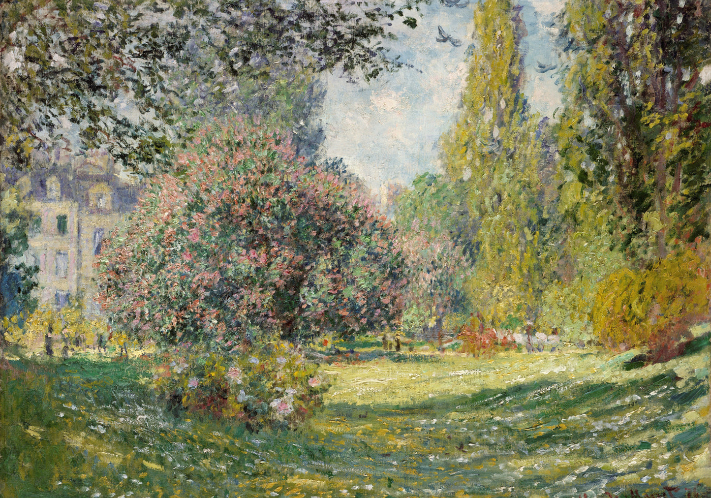 Plakat  Landscape: The Parc Monceau, Monet Vintage