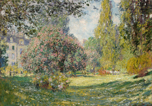 Plakat  Landscape: The Parc Monceau, Monet Vintage