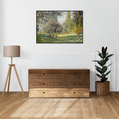 Plakat  Landscape: The Parc Monceau, Monet Vintage