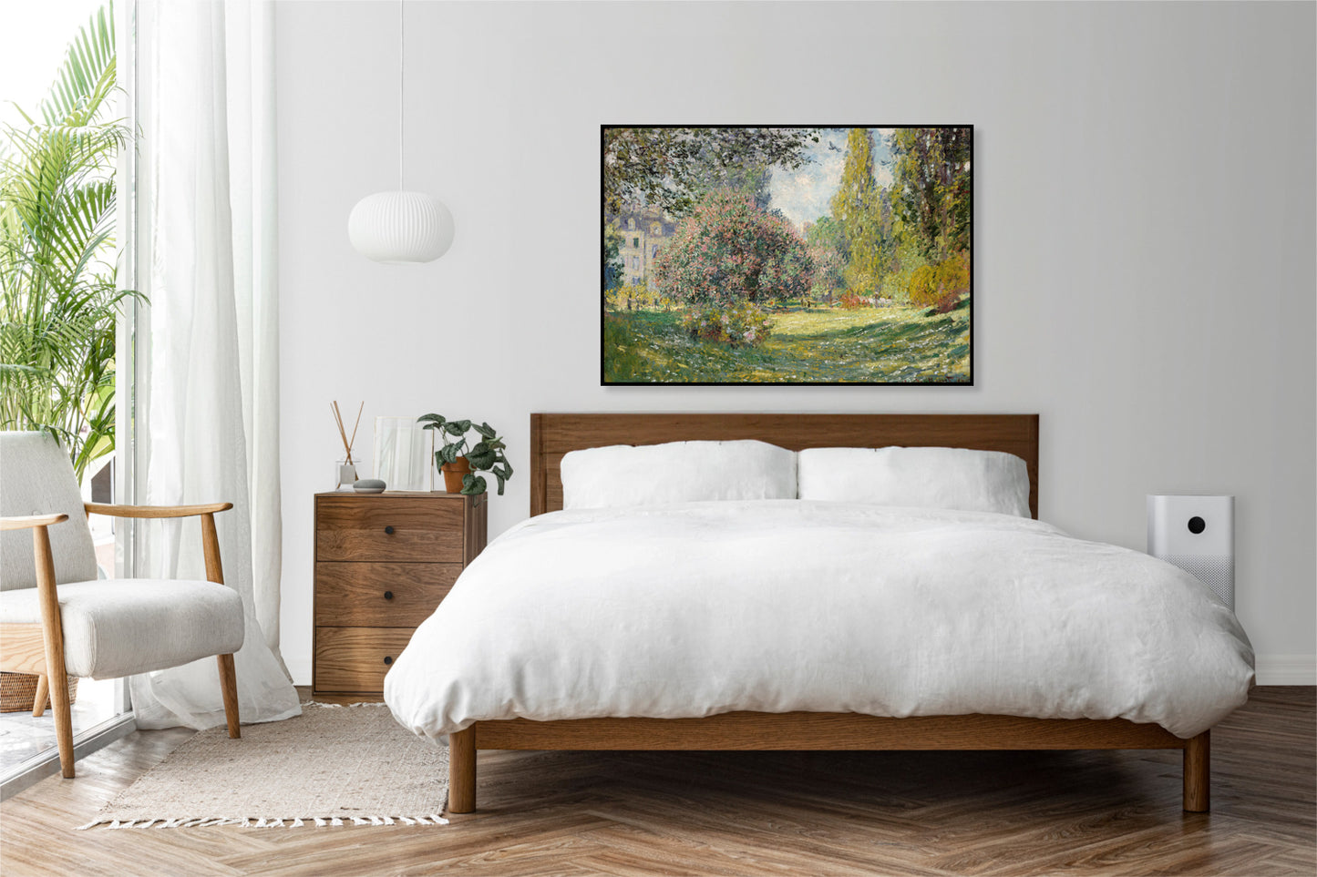 Plakat  Landscape: The Parc Monceau, Monet Vintage