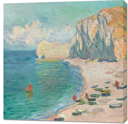 Obraz  The Beach and the Falaise d'Amont, Monet Vintage