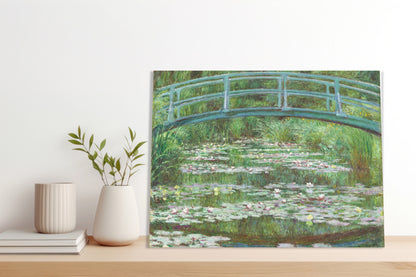 Obraz  The Japanese Footbridge, Monet Vintage