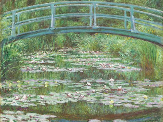 Plakat  The Japanese Footbridge, Monet Vintage