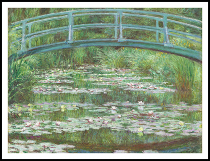 Plakat  The Japanese Footbridge, Monet Vintage