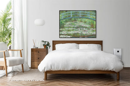 Plakat  The Japanese Footbridge, Monet Vintage