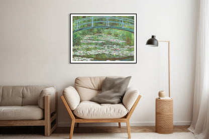 Plakat  The Japanese Footbridge, Monet Vintage