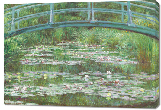 Obraz  The Japanese Footbridge, Monet Vintage