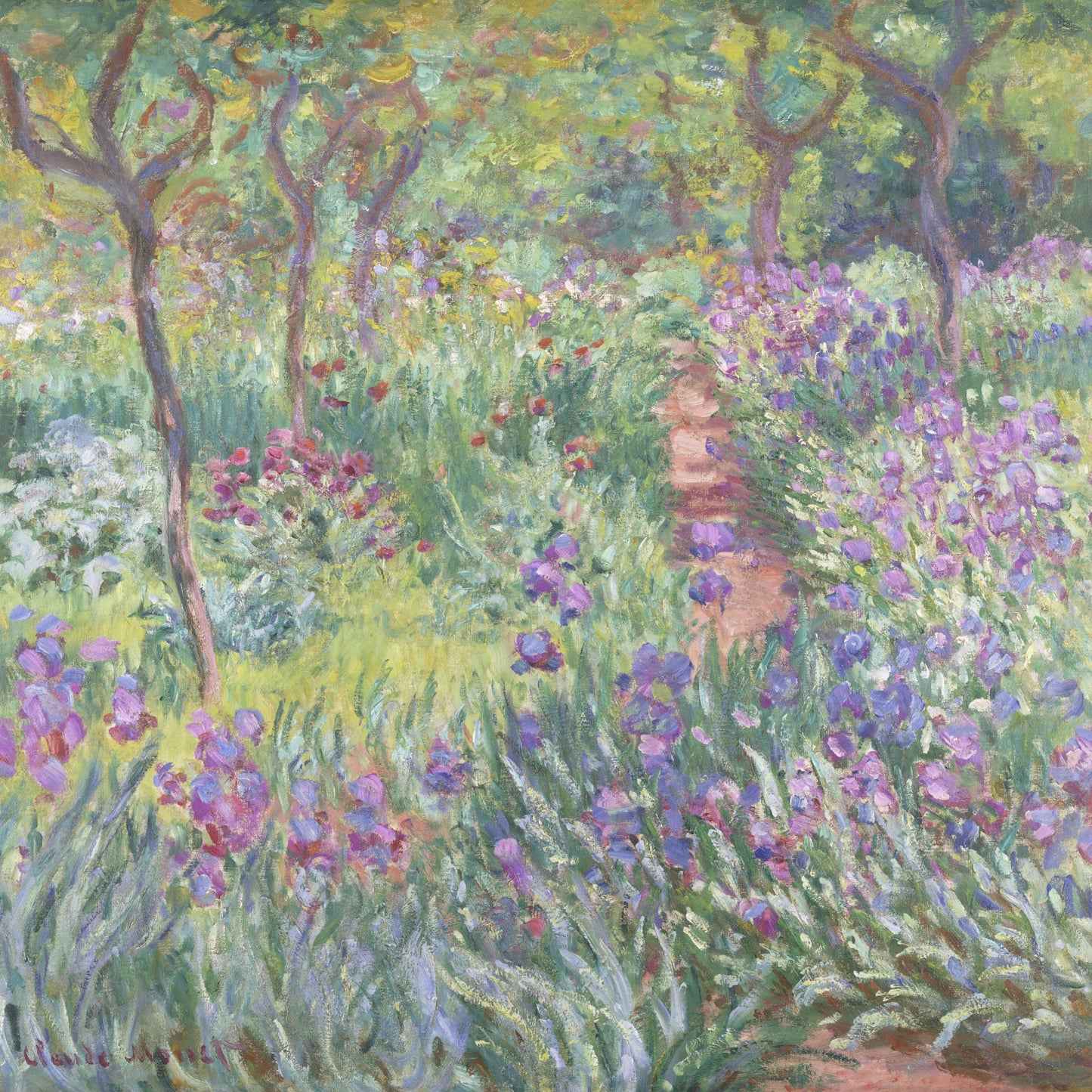 Plakat  The Artist’s Garden in Giverny, Monet Vintage
