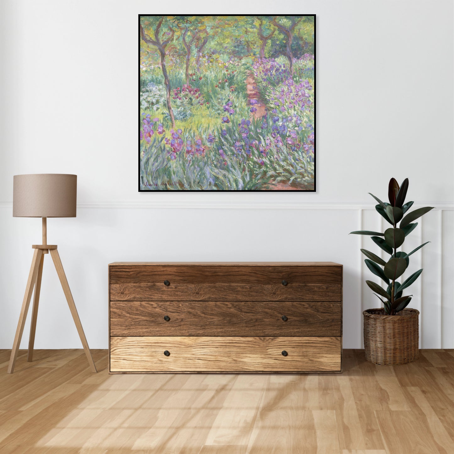 Plakat  The Artist’s Garden in Giverny, Monet Vintage