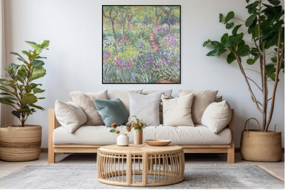 Plakat  The Artist’s Garden in Giverny, Monet Vintage