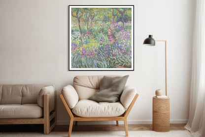 Plakat  The Artist’s Garden in Giverny, Monet Vintage