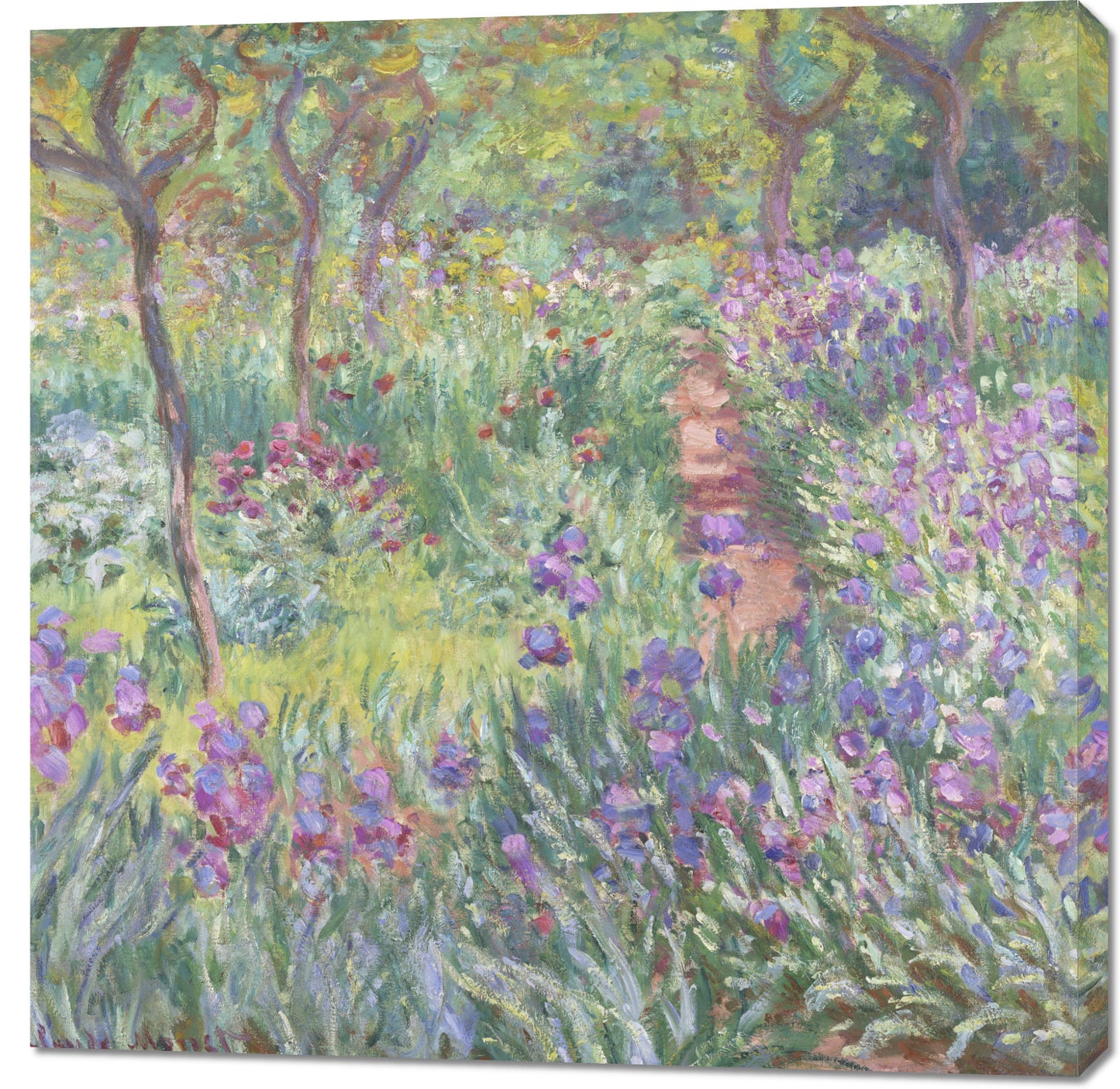 Obraz  The Artist’s Garden in Giverny, Monet Vintage