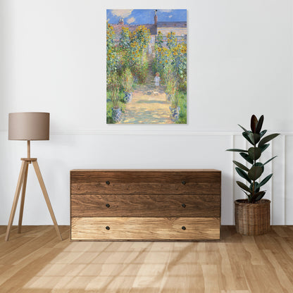 Obraz  The Artist's Garden at Vétheuil, Monet Vintage