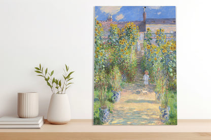 Obraz  The Artist's Garden at Vétheuil, Monet Vintage