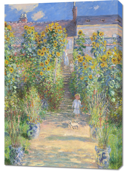 Obraz  The Artist's Garden at Vétheuil, Monet Vintage