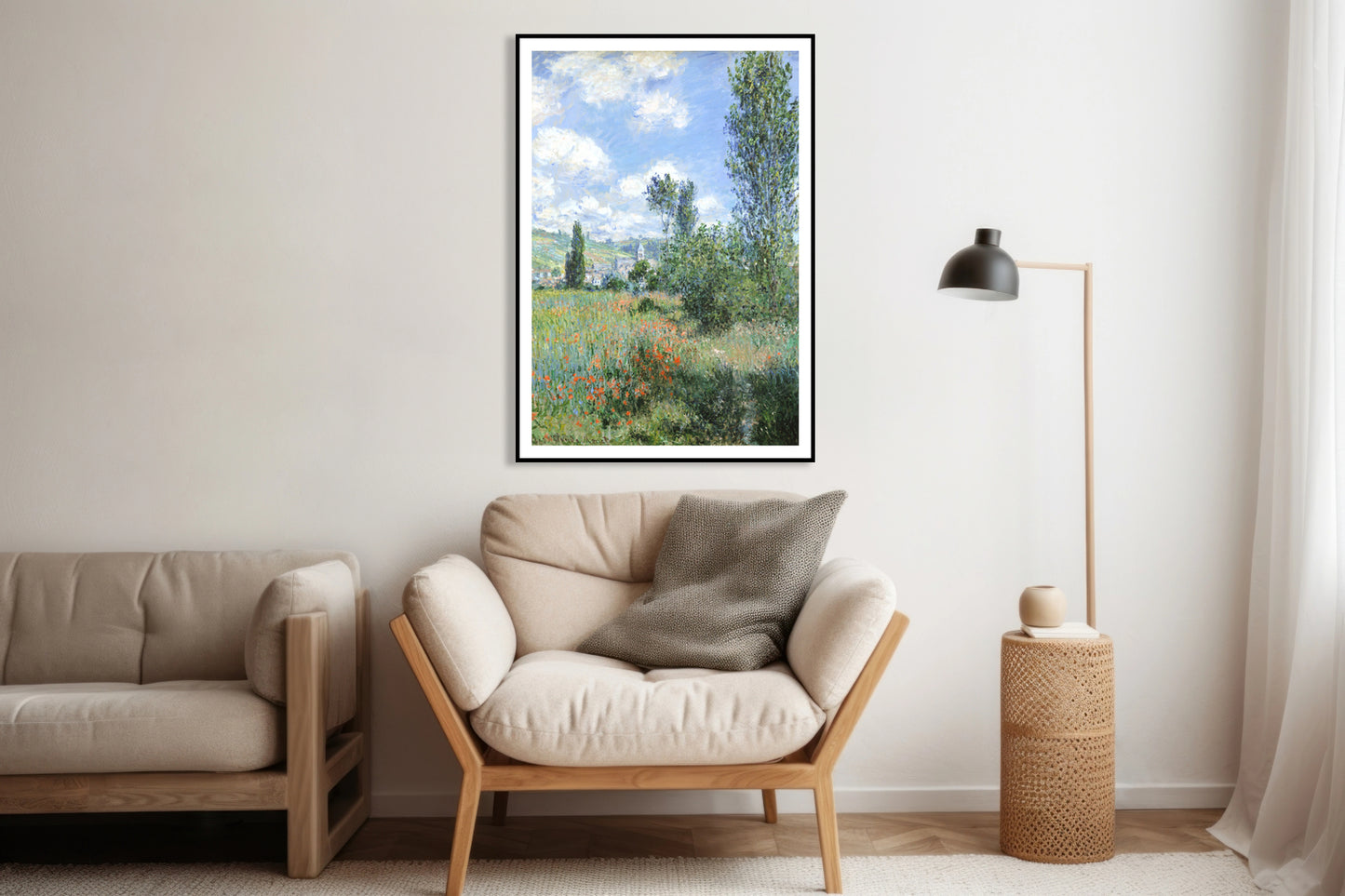 Plakat  View of Vétheuil, Montet  Vintage do Salonu