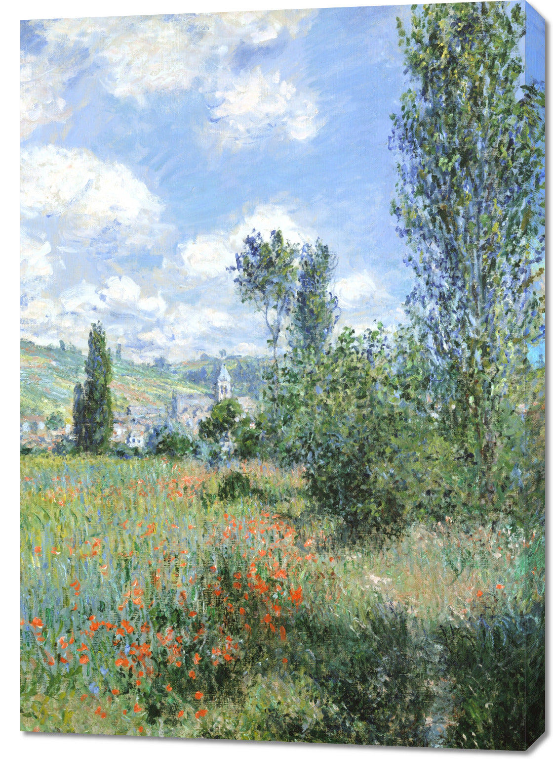 Obraz  View of Vétheuil, Montet  Vintage do Salonu