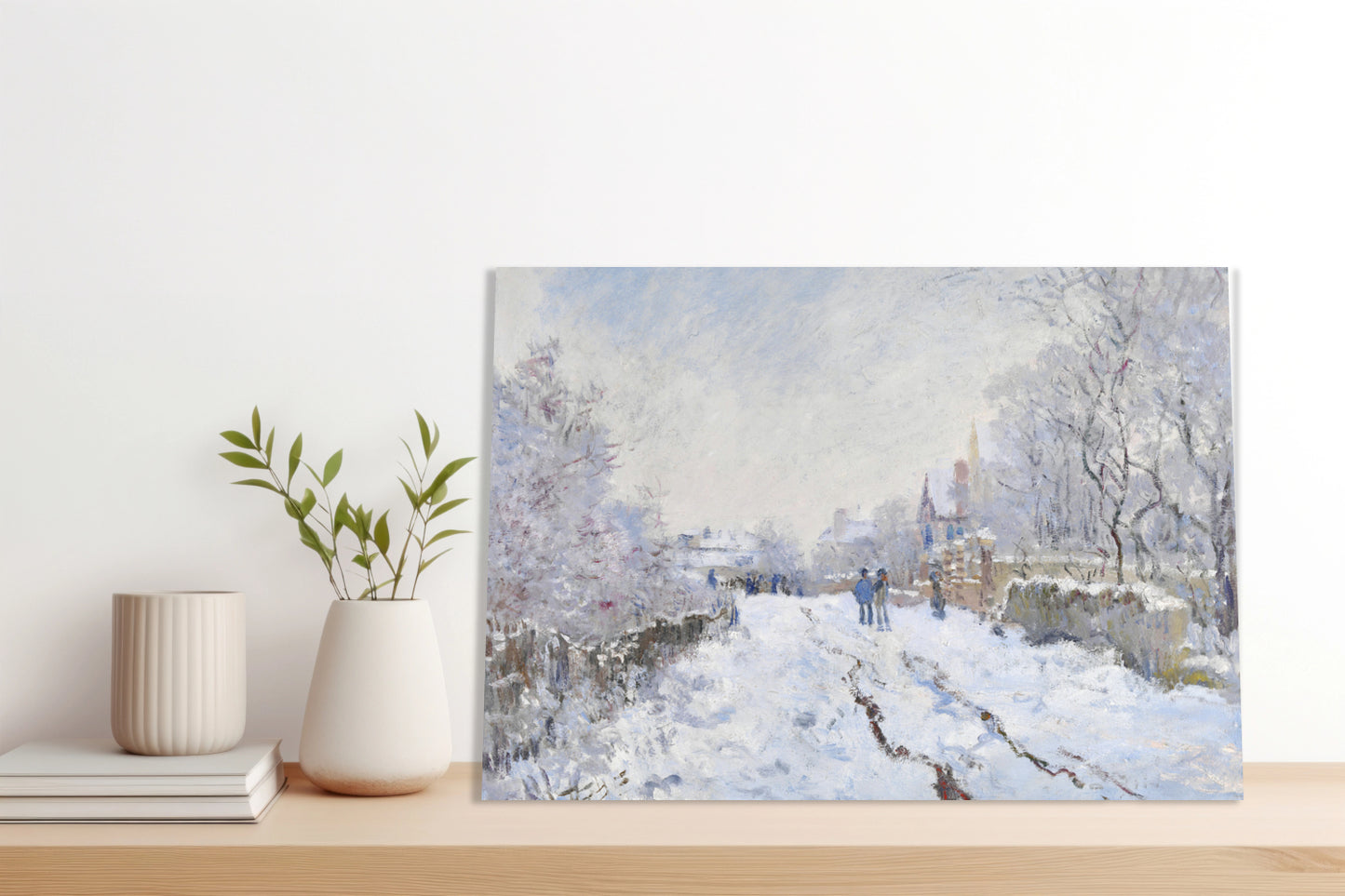 Obraz  Snow at Argenteuil, Monet Vintage do Salonu