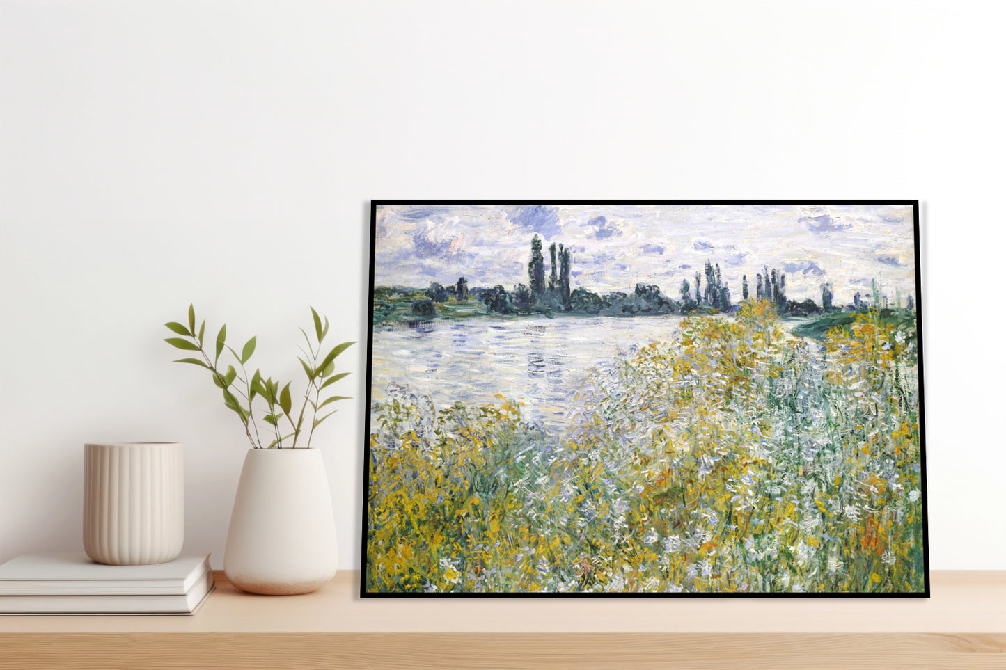Plakat  Île aux Fleurs near Vétheuil, Monet Vintage