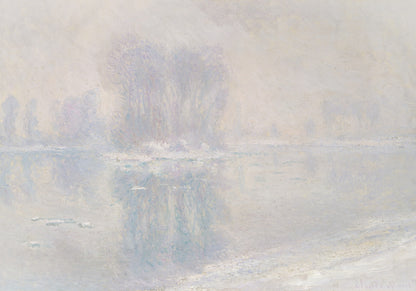 Plakat  Ice Floes, Monet Vintage do Salonu