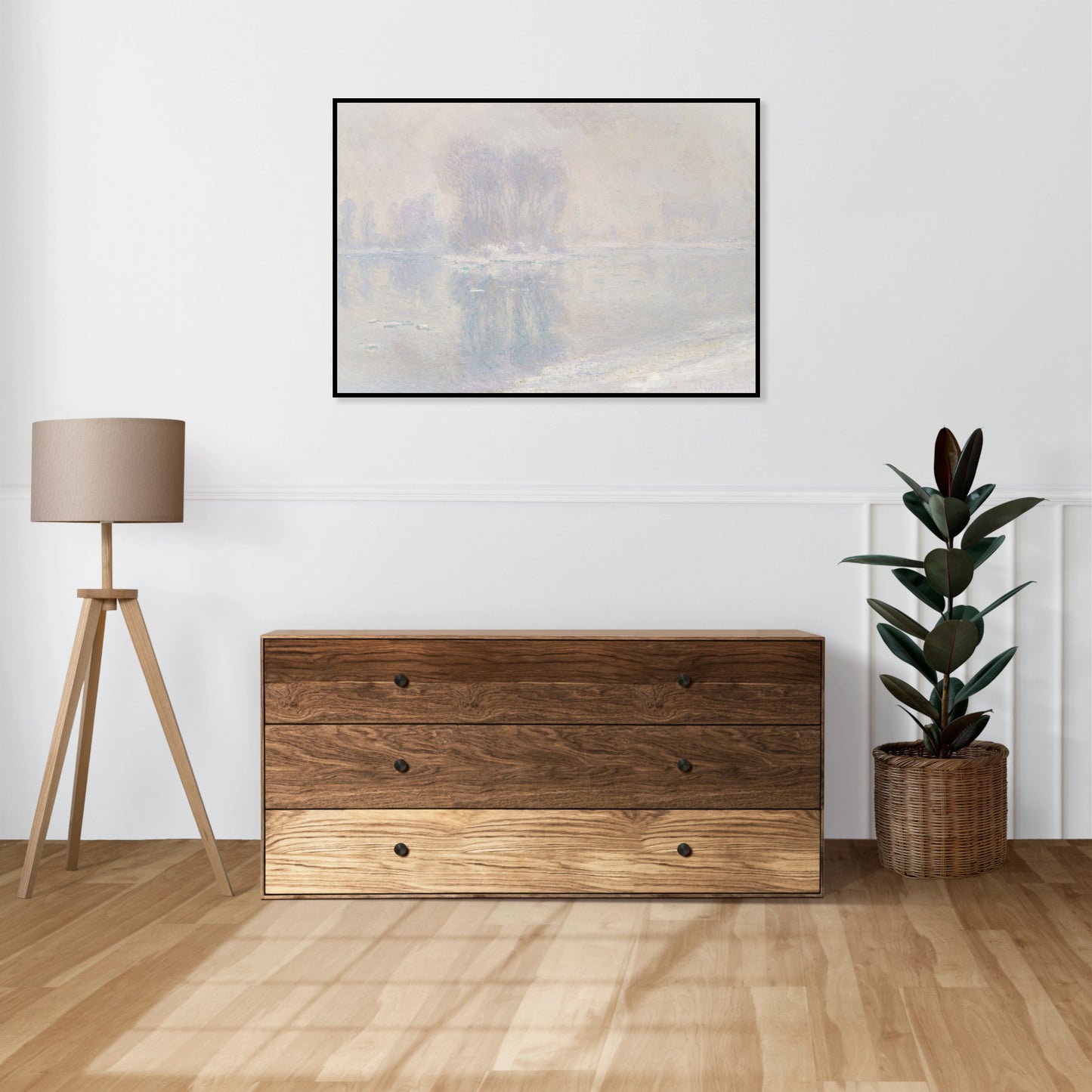 Plakat  Ice Floes, Monet Vintage do Salonu
