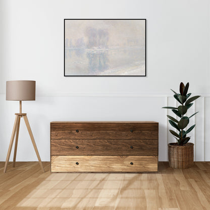 Plakat  Ice Floes, Monet Vintage do Salonu
