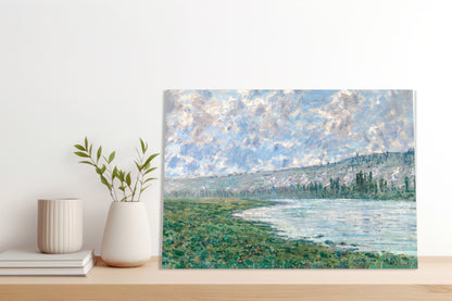Obraz  The Seine at Vétheuil, Monet Vintage do Salonu