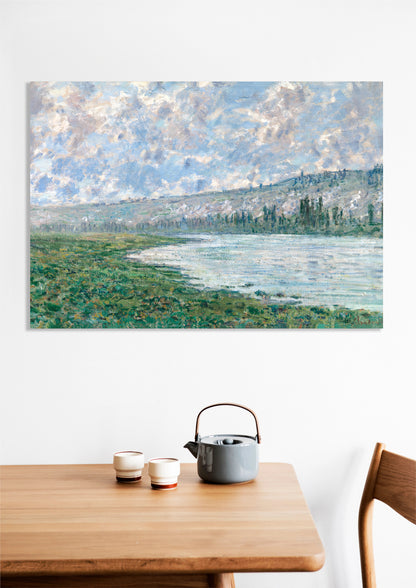 Obraz  The Seine at Vétheuil, Monet Vintage do Salonu