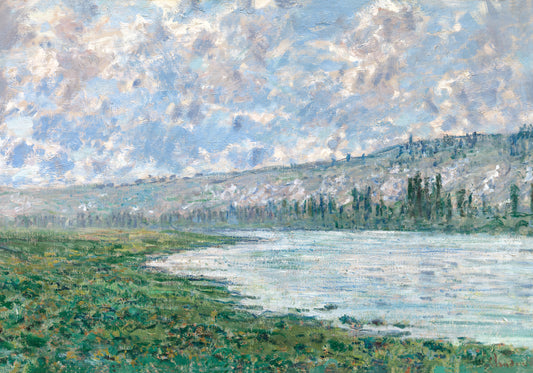 Plakat  The Seine at Vétheuil, Monet Vintage do Salonu