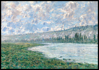 Plakat  The Seine at Vétheuil, Monet Vintage do Salonu