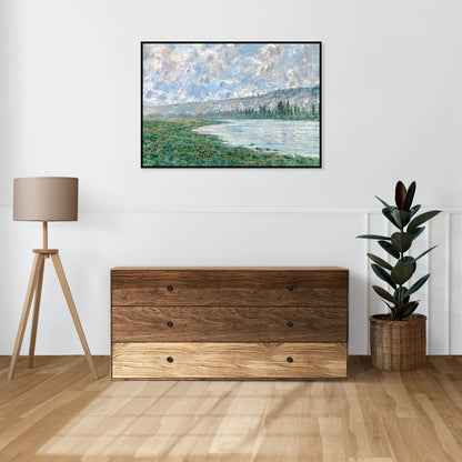 Plakat  The Seine at Vétheuil, Monet Vintage do Salonu