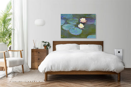 Obraz  Nympheas, Monet Vintage do Salonu