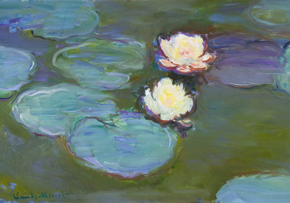 Plakat  Nympheas, Monet Vintage do Salonu