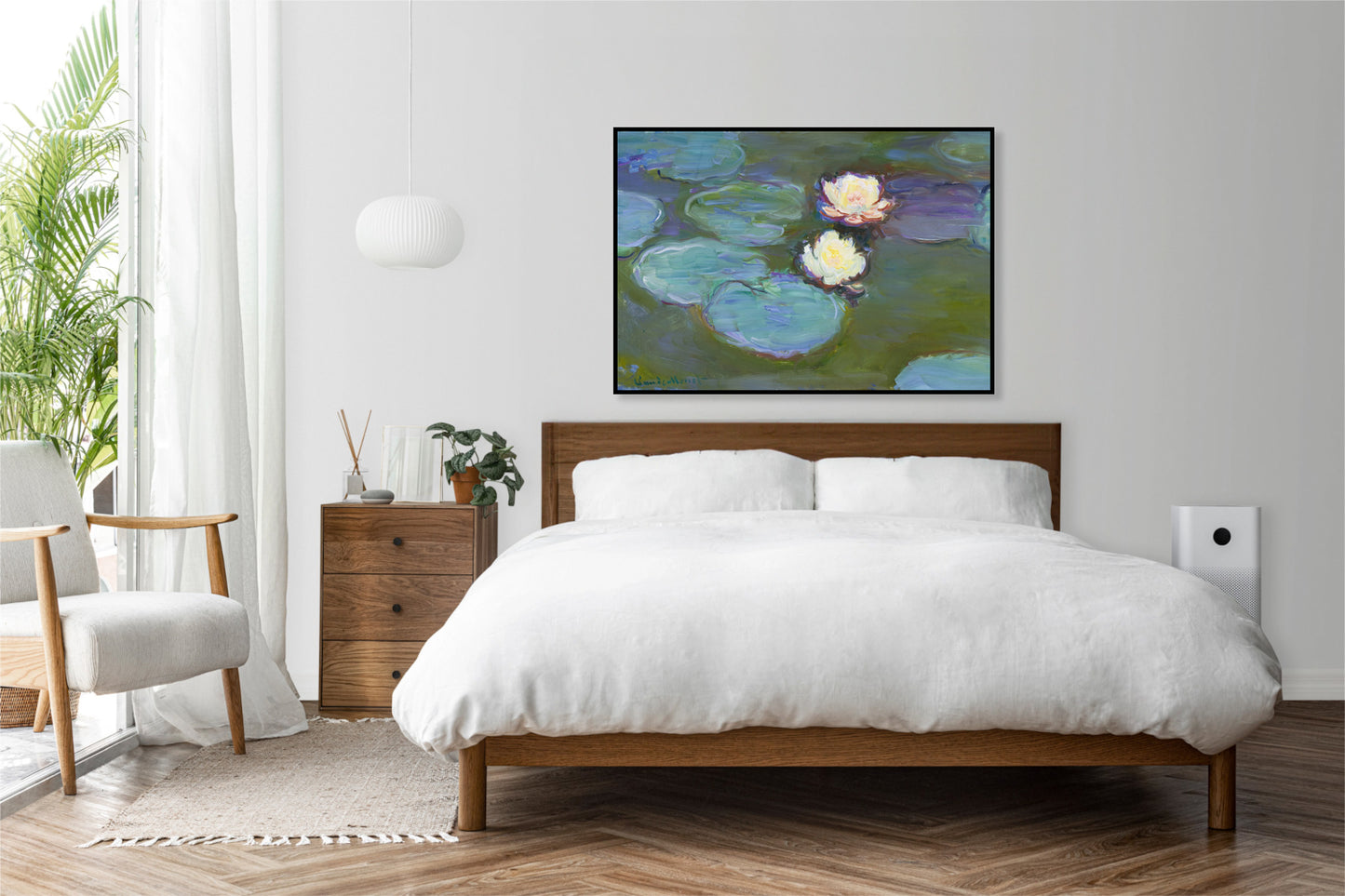 Plakat  Nympheas, Monet Vintage do Salonu