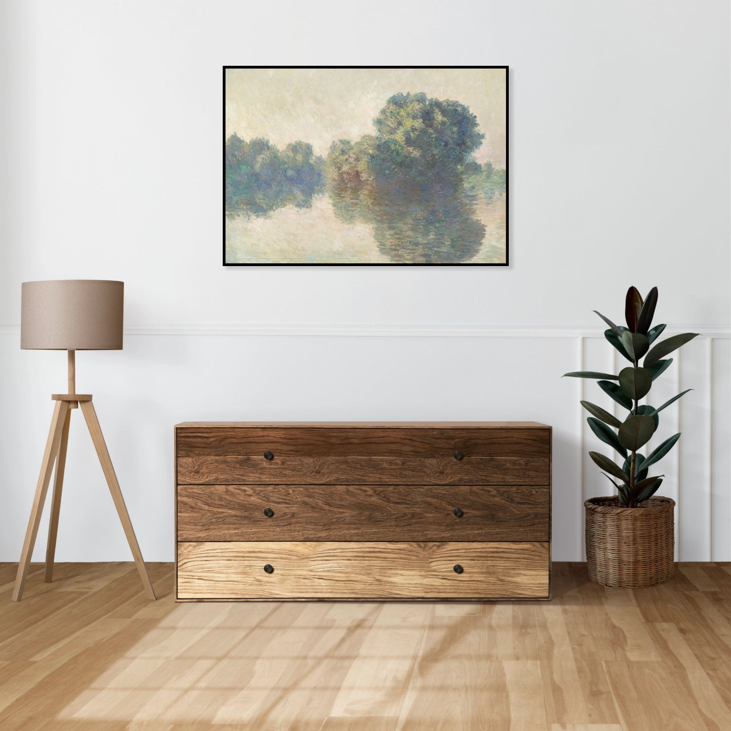Plakat  The Seine at Giverny, Monet Vintage do Salonu