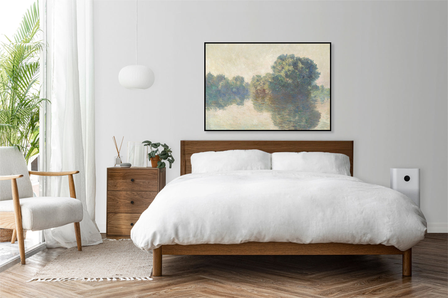 Plakat  The Seine at Giverny, Monet Vintage do Salonu